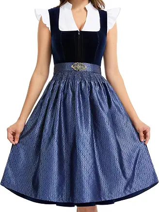 Dirndl dress & apron ensemble — product photograph